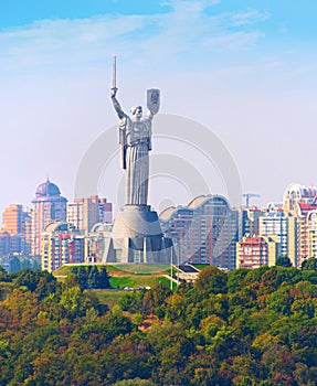 Mother Motherland statue. Kyiv, Ukaine