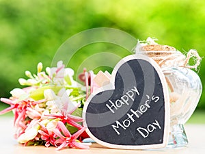 Mother`s day concept. LOVE MOM alphabet