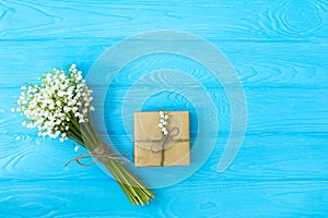 Mother`s day. Women`s day. Valentine`s day, Birthday greeting concept background. top view, flat lay, mockup