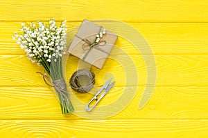 Mother`s day. Women`s day. Valentine`s day, Birthday greeting concept background. top view, flat lay, mockup