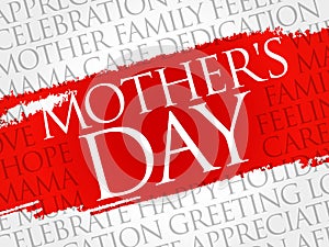 Mother`s Day word cloud
