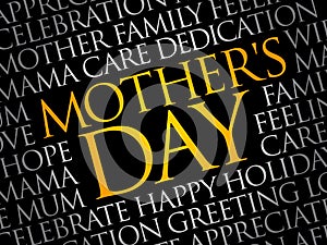 Mother`s Day word cloud