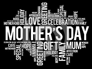 Mother`s Day word cloud