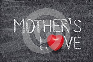 Mother`s love heart