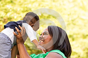 Mother and son