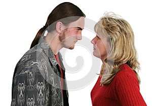 Mother Son Confrontation