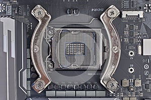 Motherboard detail of a computer