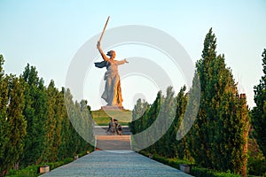 'The Motherland calls!' monument in Volgograd, Russia