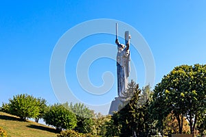 Motherland monument in Kiev, Ukraine