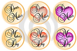 Mothers day badges