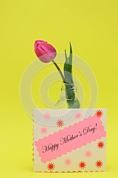 Mothers Day Card - Stock Photos