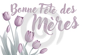 Mothers Day French Bonne Fete Des Meres Design