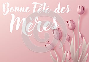 Mothers Day French Bonne Fete Des Meres Design