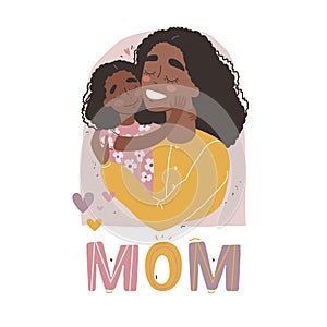 Mothers Day greeting card. I love you Mom