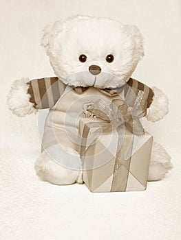 Mothers Day Picture of a Teddy Bear - Stock Photo