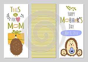 Mothers Day set of banners