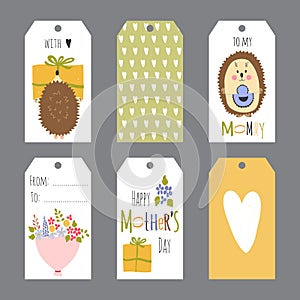 Mothers Day set of tags