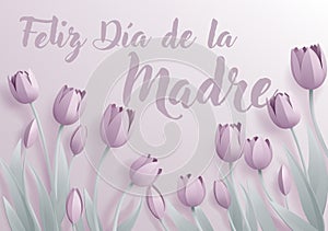 Mothers Day Spanish Feliz Dia De La Madre Design photo