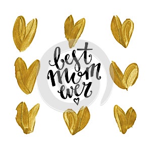 Mothers Day vector greeting card