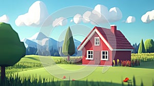 motion animating house