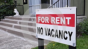 Motion of apartment for rent sign