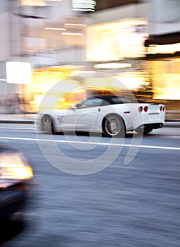 motion blur city street