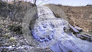 Motion Controlled scene of Albion Falls in Ontario, Canada