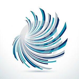 Of motion and depth emphasizing the fluid abstract nature of