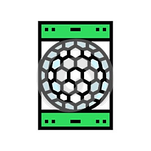 motion detection sensor module color icon vector illustration