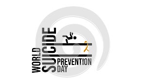 Motion graphic about world suicide prevention day concept