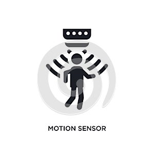 motion sensor isolated icon. simple element illustration from artificial intellegence concept icons. motion sensor editable logo photo