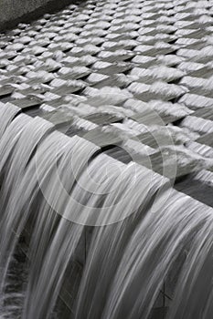 Motion of Water Spillway photo