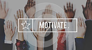 Motivate Aspiration Goal Encourage Inspiration Expectations Concept