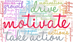 Motivate Word Cloud