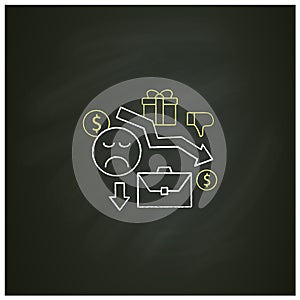 Motivation chalk icon