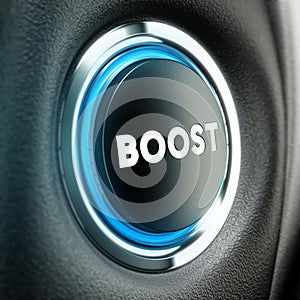 Motivation Concept - Boost Button