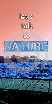 motivation qoutes with nature background suiteble for poster