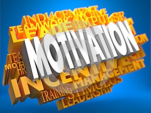 Motivation - Wordcloud Concept.