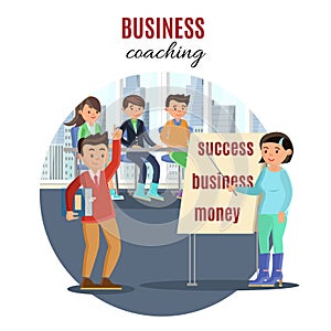 Motivative Training Colorful Concept