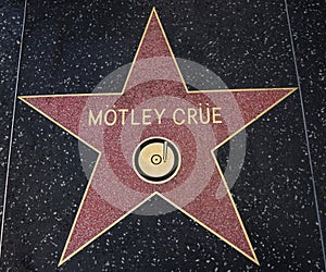 Motley Crue star on the Walk of Fame