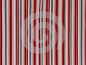 Motley pied red, gray, burgundy, white vertical stripes. Abstract beautiful background. Soft voluminous wavy lines of