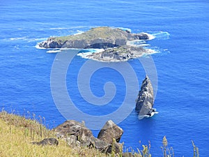 Moto Nui island, Eastern Island, Chile photo