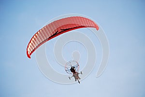 Moto paragliding