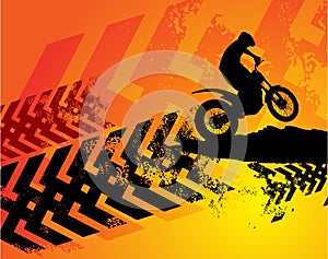 Motocross background photo