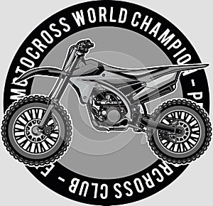 motocross icon VECTOR ILLUSTRATION DOWNLOADED