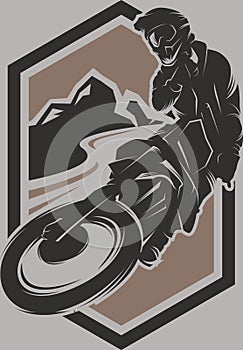 motocross race logo Vector illustration DOWNLOAD 1