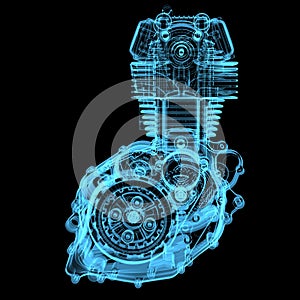 Motocycle engine