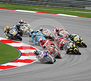 MotoGP in 2010 at Sepang Circuit in Sepang, Selangor, Malaysia. photo