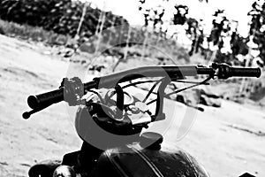 Motor bike head light with mirror view,Front of the bike,Expensive bike,High-speed bike front part,black bike,motorbike