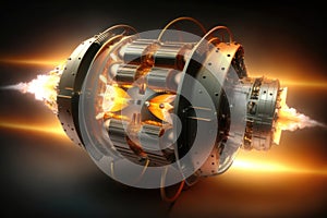 Motor Binodal NTP and NEP: A Breakthrough in Energy Efficiency. Generative AI photo